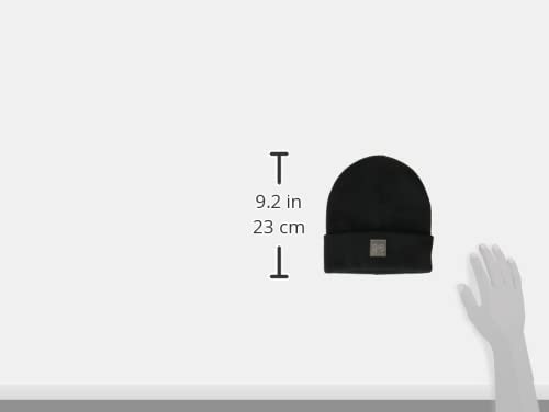 Under Armour Womens Halftime Cuff Beanie, (001) Black/Pewter/Ghost Gray, One Size Fits Most