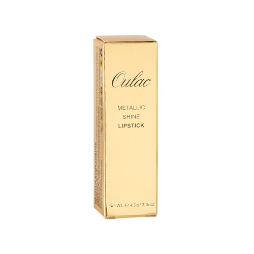 Oulac Glitter Lipstick for Women with Metallic 3D Shine Lightweight Hydrating Formula, High Impact Lip Color, Vegan Beauty, Full Coverage Lip Makeup, Christmas Gifts for Women, Viva La Vida(25)