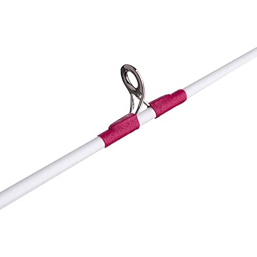 Shakespeare Mattel Barbie Kit 2'6" Spincast Combo for Kid, Gel-Tech Comfort Grip Handle, Safety Hook Keeper, Includes Practice Casting Plug