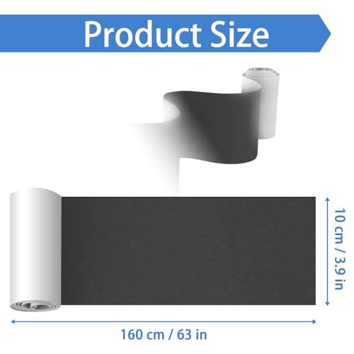 Lusofie Canvas Repair Tape, Waterproof Canvas Repair Self-Adhesive Patch Tent Repair Tape Canvas Repair Kit for Repairing Sofas Clothes Tents Boat Covers Umbrellas Patios Backpacks(Black)