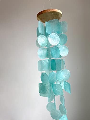 Solange & Frances Wind Chimes for Outside, Sea Glass Windchimes for Outside, Gifts for Mom, Ideal Gifts for Women who Have Everything, Outdoor Summer Decor