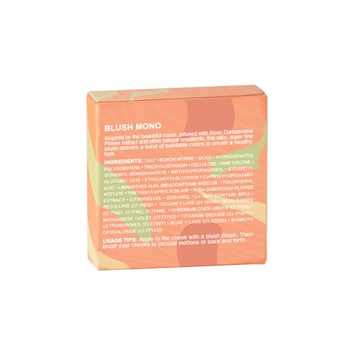 Oulac Plummy Brown Blush Makeup Powder| Rich Color Cream Blush Blendable| Natural Matte Tan Skin| Vegan &Cruelty-Free | 02 Cheek to Cheek 4.8g