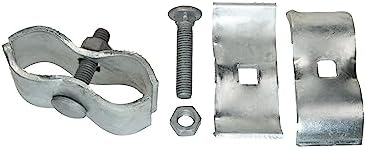 10 Set Chain Link Fence Panel Clamps 1-3/8" Dog Kennel Panel Clamp for Round Pipe Panel Frame