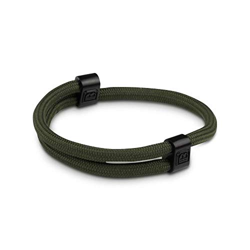 Dowling Brothers Paracord Adjustable Handmade Sport Bracelet (Olive Green)