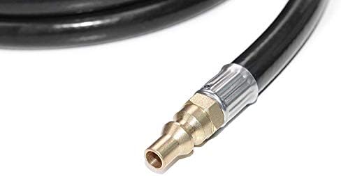 DOZYANT 12 FT RV Propane Quick Connect Hose for RV to Grill, BBQ Quick Release LP Gas Line for Camp Chef Stove, Pit Boss Burner - 3/8 Female Flare Fitting x 1/4 Full Flow Male Plug