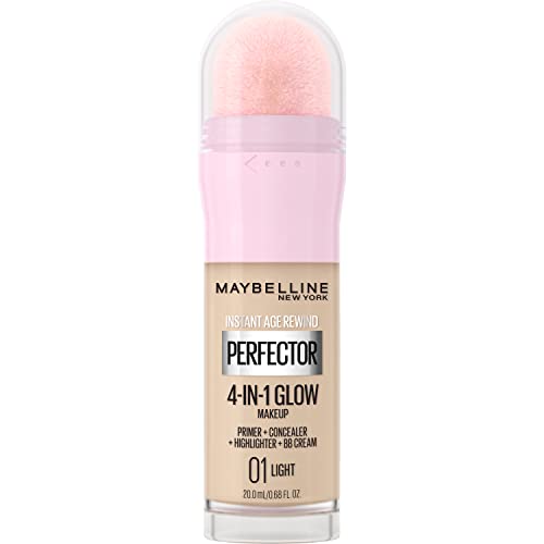 Maybelline New York Instant Age Rewind Instant Perfector 4-In-1 Glow Makeup, Light