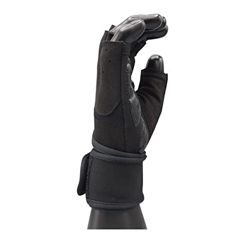 MRX Weightlifting Gloves for Men Workout Gloves Mens Wrist Support Lifting Gloves Male Gym Gloves | Workout Gym Accessories for Men Weight Lifting Fingerless Gym Exercise for Powerlifting
