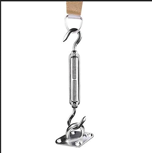 LOVE STORY Hardware Kit 6 Inches Stainless Steel for Rectangle and Square Sun Shade Sail Installation