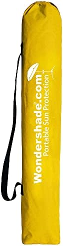 Wondershade Ultimate Portable Sun Shade Umbrella, Lightweight Adjustable Instant Sun Protection - Yellow