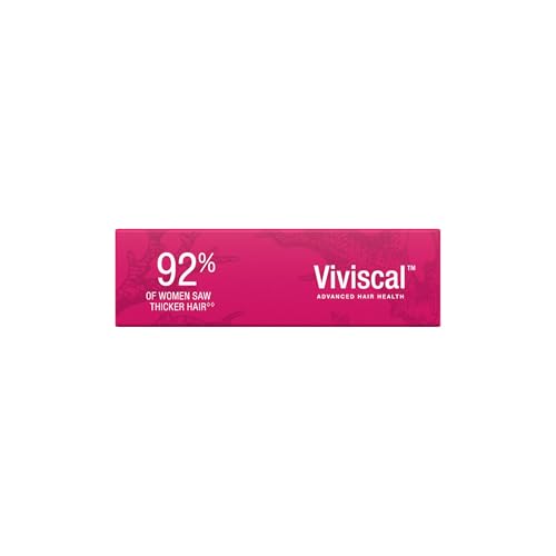 Viviscal Hair Growth Supplements for Women, Dietary Hair Supplement Tablets With AminoMar Collagen Complex, Biotin, Zinc, Vitamin C, and Iron, Nourish Thinning Hair, 30 Day Supply, 60 Count