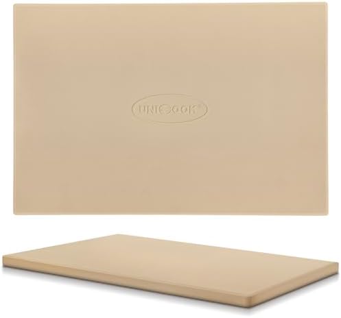 Unicook Large Pizza Stone for Oven 20 Inch, Rectangular Baking Stone 20" x 13.5" x 0.67", Heavy Duty Cordierite Bread Pan, Thermal Shock Resistant, Ideal for Baking Large or 2 Personal Pizzas