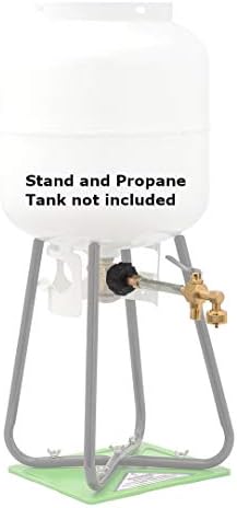 Flame King Propane Refill Fitting Adapter Valve for 1LB Camping Refillable Tank Cylinders