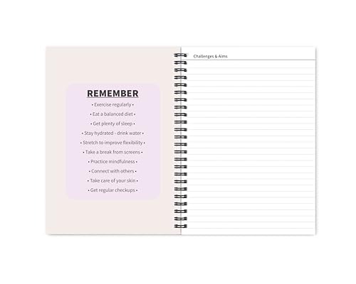 Better Health - Exercise, Nutrition & Wellness Journal - Stay healthy with our handy, simple tracking charts - A5 size with 104 undated pages - For A Happier, Healthier Life (Beige)