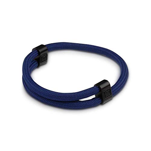 Dowling Brothers Paracord Adjustable Handmade Sport Bracelet (Navy Blue)
