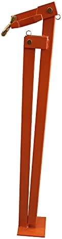 T Post Puller Fence Post Puller Heavy Duty Fence Post Puller with 47" Lifting Chain & T Post Puller Plate Puller T Post Puller for Round Fence Posts T Stakes Sign Post & Tree Stump