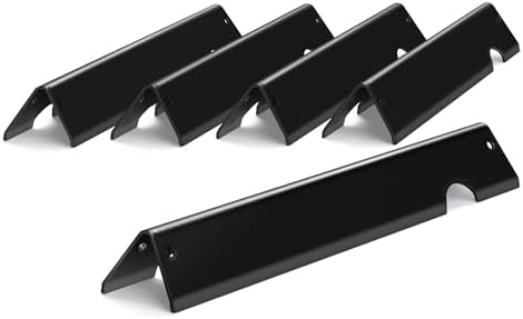 66795 GS4 Flavorizer Bars for Weber Genesis II Grill Parts, 17” Flavor Bars for Weber GS4 Genesis II 300 E-310 E-315 E-335 LX-340 Replacement Parts, Full 16GA Upgraded Porcelain-enameled Steel, 5 Pack