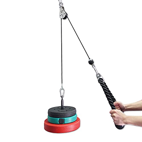 J Bryant Fitness Gym Cable Replacement Fitness Pulley Thick 0.2inch/5mm Heavy Duty Steel Wire Rope for Home Gym Cable Pulley Machine Accessories (Optional, Customize)