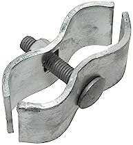 10 Set Chain Link Fence Panel Clamps 1-3/8" Dog Kennel Panel Clamp for Round Pipe Panel Frame