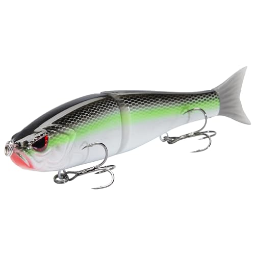 Bassdash SwimShad Glide Baits Jointed Swimbait Bass Pike Salmon Trout Muskie Fishing Lure