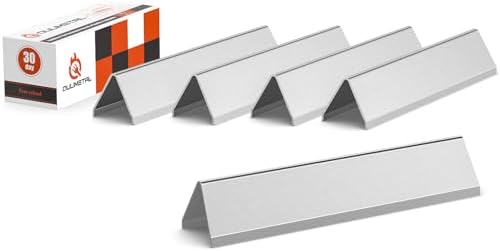 QuliMetal 15.3" Flavorizer Bars for Weber Spirit E310, Spirit 300, Spirit II 300, E315 E320 E330 S310 S315 S320 S330 Series Grills with Front Control Knobs,Grill Parts for Weber 7636, Stainless Steel