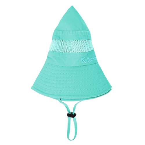Century Star Outdoor Kids Sun Hat Boys Sun Hat Girls Beach Hat UPF 50+ Kids Bucket Hat Wide Brim Kids Fishing Safari Hat Lake Blue 5-13T