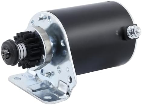 16 Teeth New Starter Fit for Briggs & Stratton 1972-2002 7HP-18HP 497595 391423 390838 392749 5742 John.Deere Cub Cadet Air Cooled 394805 491766 497594 693054 SBS0001 41022003 41022003R 41022052