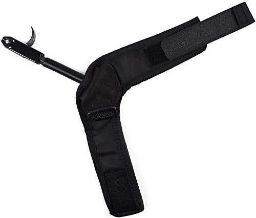Archery Compound Bow Release Aid Trigger Caliper Shooting Camo/Black Design - Adjustable Black Wrist Strap (Pack of 1)