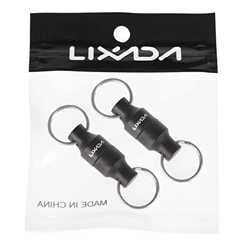 LIXADA Magnetic Net Release Holder Fly Fishing Net Retractor Fishing Net Keeper Magnet Clip Landing Net Connector for Fishing Hooks, Lures, Flies, Trout Line