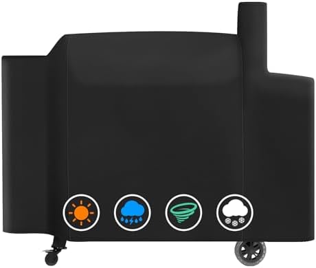 Heavy-Duty Grill Cover Compatible with Pit Boss 1100 Pro Series 1260 Triple-Function Combo Grill PB1100PSC2, PB1100PSC1, Sportsman 1230, Competition 1230CS1, Navigator 1230G Wood Pellet Grill