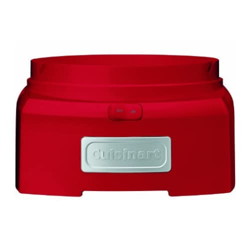 Cuisinart Ice Cream Maker Machine, 1.5 Quart Double Insulated Ice Cream Machine, Sorbet and Frozen Yogurt Maker, Ready in 20 Minutes, ICE-21RP1, Red