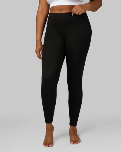 32 Degrees Women's Lightweight Baselayer Legging | 4-Way Stretch | Form Fitting | Thermal, Black, Medium