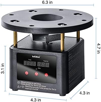 Automatic Chicken Feeder Timer, Briidea Poultry Feeder Motor and Timer Kit, Metal Spin Plate, Adjustable Mount, Ideal for Chickens, Ducks, Geese