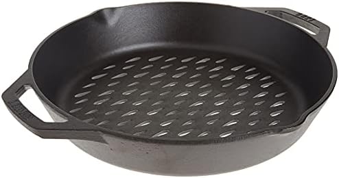 Lodge 12" Cast Iron Dual Handle Grill Basket