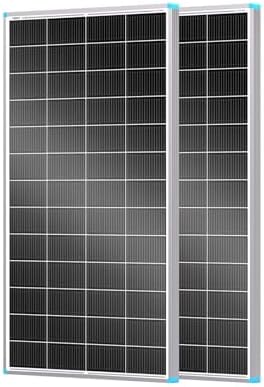 Renogy N-Type 400 Watt Solar Panel 24 Volt, 2Pcs 200W Solar Panels 16BB 25% High-Efficiency, PV Module Power Charger for RV Marine Cabin Roof Home Farm Battery and Other Off-Grid Applications