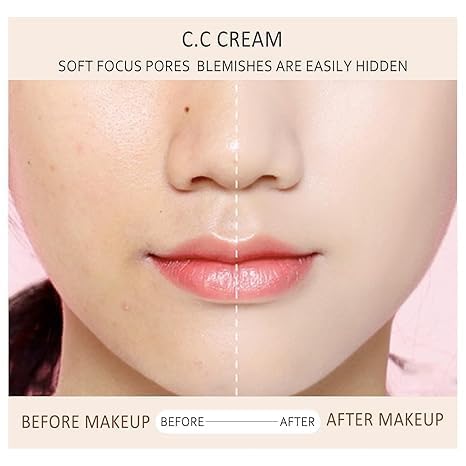 Perbella Cc Cream Self Adjusting For Mature Skin, Perbella Cc Cream For Older Women, unroxah Skin Tone Adjusting Cc Cream Spf 43, Cc Cream Foundation, Moisturizing, Non-Greasy, Breathable (Natural)