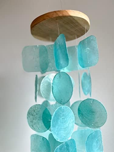 Solange & Frances Wind Chimes for Outside, Sea Glass Windchimes for Outside, Gifts for Mom, Ideal Gifts for Women who Have Everything, Outdoor Summer Decor