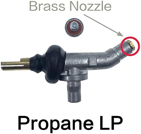 Gas Grill Replacement Parts Manifold Main Burner Control Valve for Weber Genesis 300 Series(2011-2016) & Genesis II E-210 / E-310 / E-410 (Propane(LP))