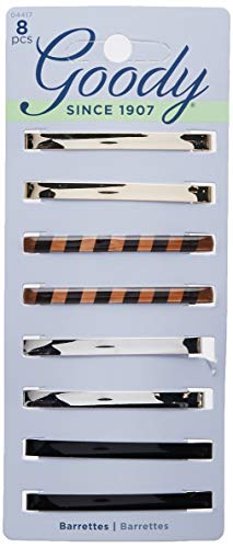 Goody Women's Classics Patterned Staytight Barrette, 8 Count (Pack of 2)