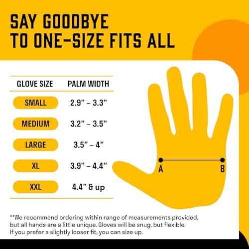 Hey Grill Hey Pitmaster Gloves | BBQ Gloves | Heat Protection up to 500°F or 260°C | High Temp Resistance | Fireproof Glove for Grilling Smoking Barbecue | Washable Mitts | Waterproof | Size - Large
