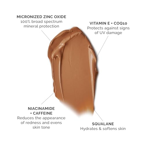 MDSolarSciences MD Mineral BB Crème SPF 50 – Beauty Balm Sunscreen for Face - Vegan Broad Spectrum UV Protection – Blendable Tinted Cream – Smooth, Natural Matte Finish, Medium, 1.23 Oz