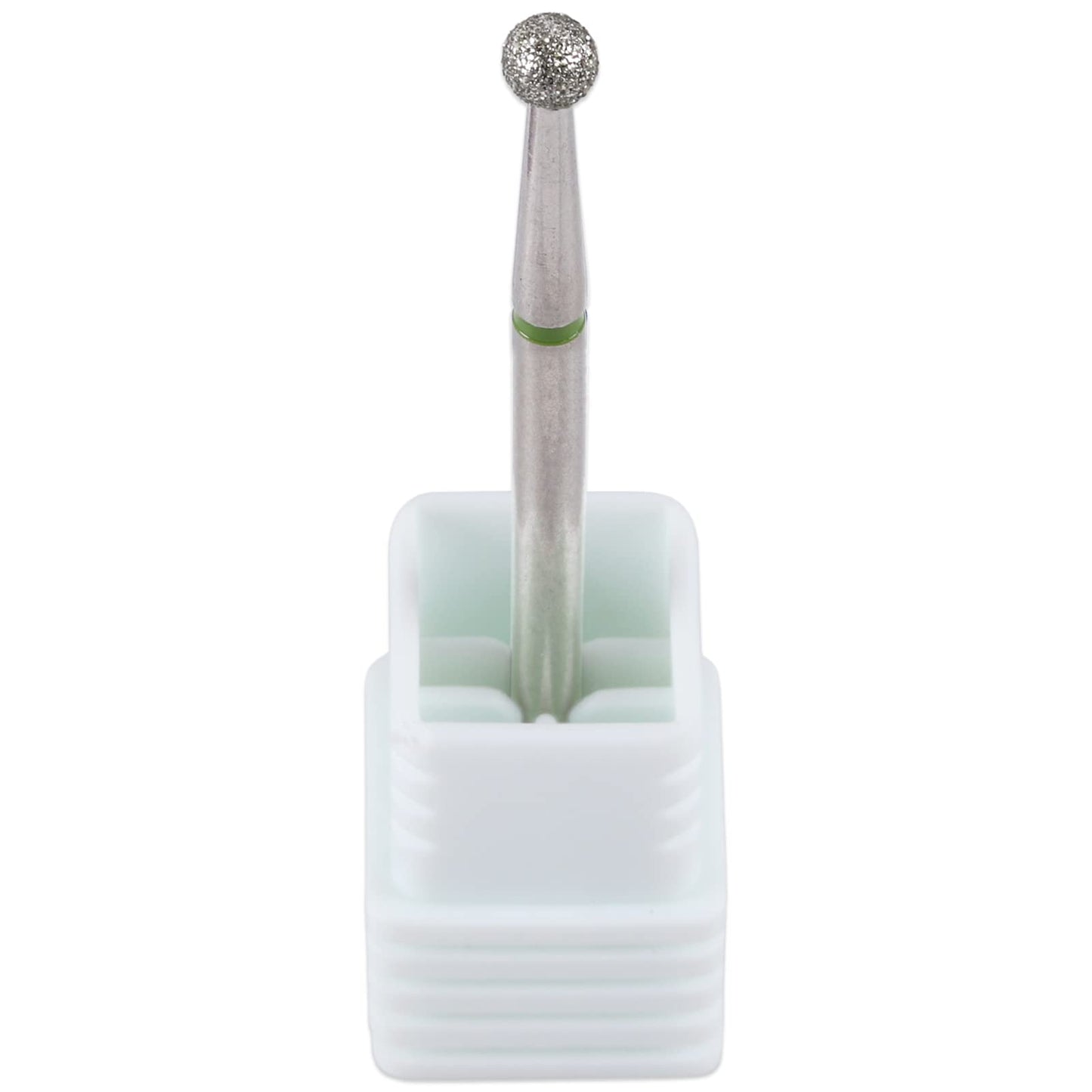 PANA 3/32" Diamond Carbide Ball Bit- Style 04, Coarse Grit - Professional Cuticle Nail Drill Bits for Acrylic Gel Nails Dry Manicure Pedicure Shape Remove Tools