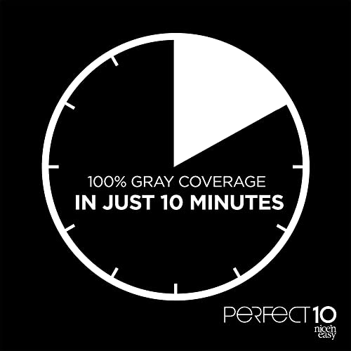 Clairol Nice'n Easy Perfect 10 Permanent Hair Dye, 7 Dark Blonde Hair Color, Pack of 1