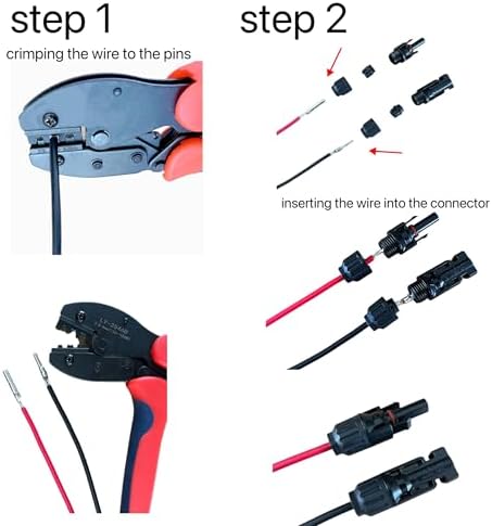 100PCS Solar Panel Connector IP67 Waterproof Connector Male/Female 50Pairs with 2 Spanners