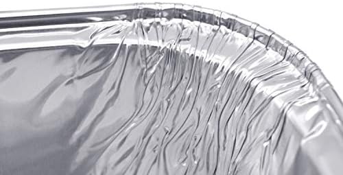 (35 Pack) Drip Pans Compatible with Weber Grills 6498 Smokefire l Summit l Genesis II Heavy Duty Aluminum Foil Liner
