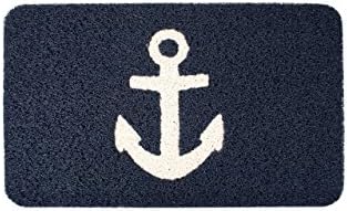 Kikkerland Anchor Doormat, 30 by 18-Inch
