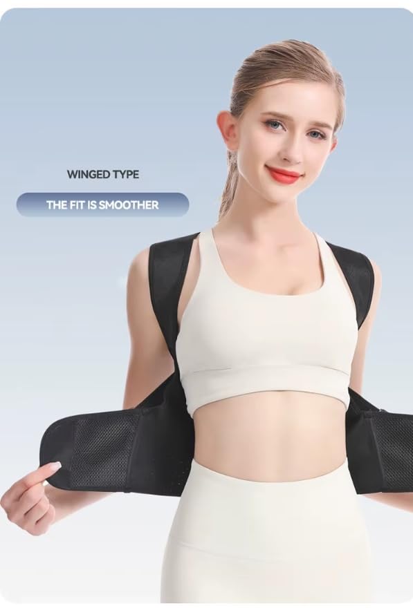 Posture Corrector for Women & Men, Adjustable Back Brace Shoulder Straightener with Full Back Support for Upper & Lower Back Pain, Spine Alignment, Hunchback & Scoliosis Relief