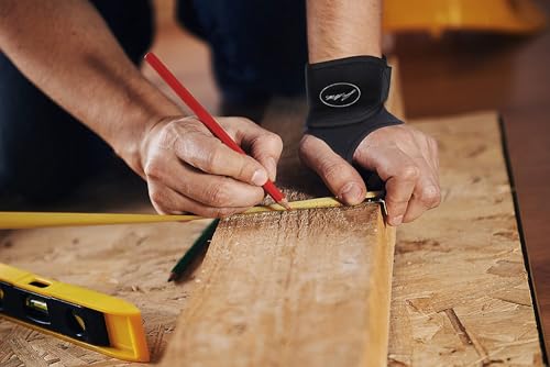 Doctor-Developed Gym Wrist Wraps/Lifting Wrist Straps for Weightlifting, Heavy Duty Gym Straps With Thumb Loops, Wrist Wraps for Working Out & Protection, Weight Lifting Wrist Wraps For Men & Women (Black)