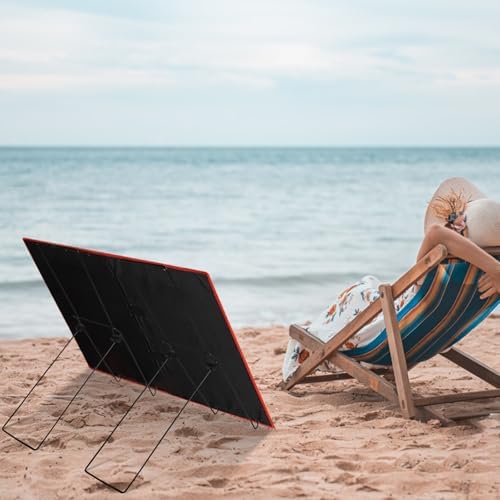 2 Pack Solar Panel Stand, Folding Solar Panel Stand, No Fixed Installation Required Sturdy and Lightweight Suitable for Solar Panels Less Than 0.35 Inches Thick