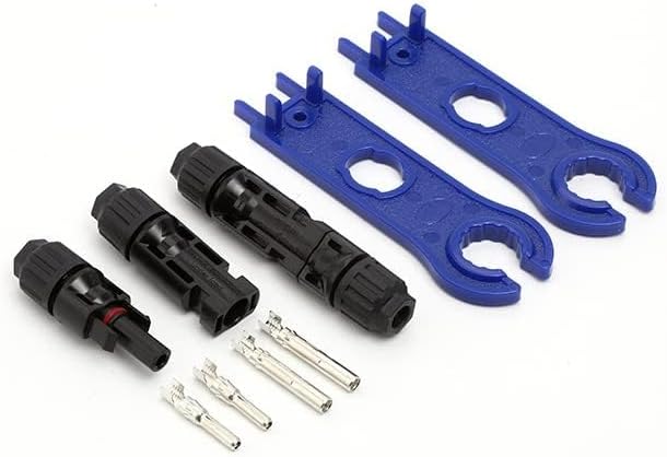 100PCS Solar Panel Connector IP67 Waterproof Connector Male/Female 50Pairs with 2 Spanners