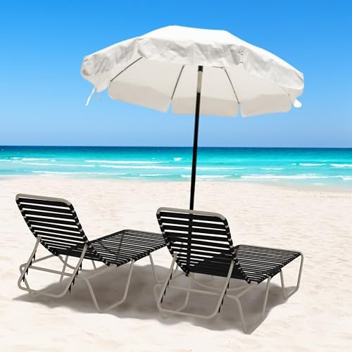 Vinyl Straps for Patio Chair Repair Kit 2'' Wide 20 Ft Long Replacement Straps + 20 Free Rivets for Outdoor Lawn Furniture Chaise Lounge Repair (Black)